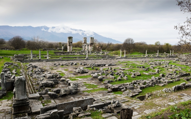 Site of Philippi in northern Greece