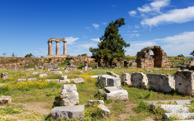 Ancient Corinth, Peloponnese, Greece