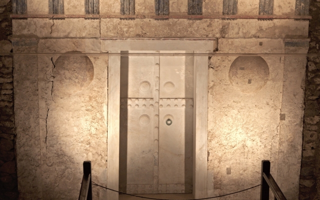 Ancient Macedonian Tomb in Vergina