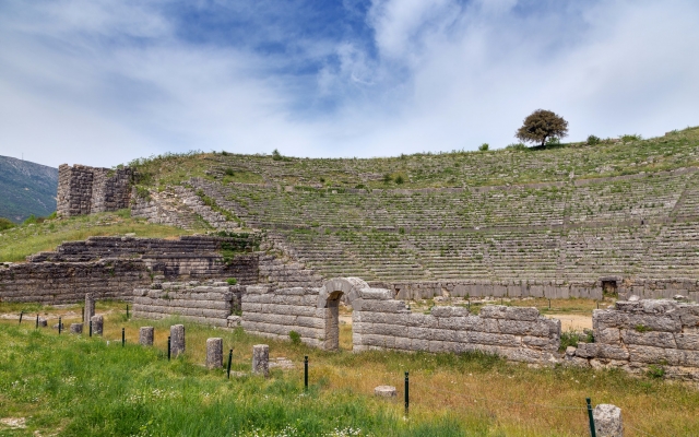 Ancient theatre of Dodoni, Epirus, Greece