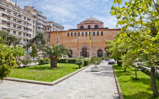 Greece. Thessaloniki. The Church Of Saint Sophia