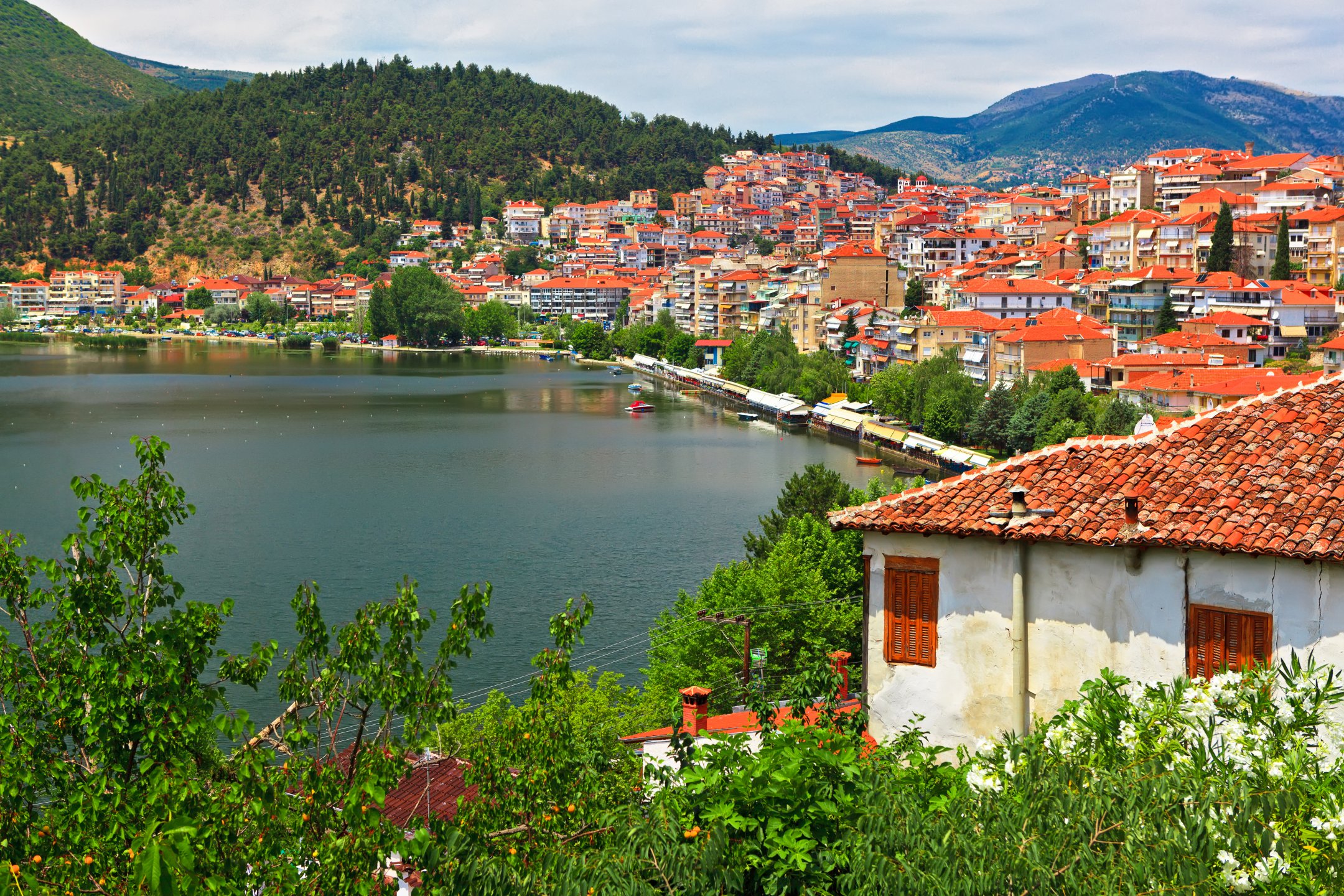 View of the city by the lake, Kastoria