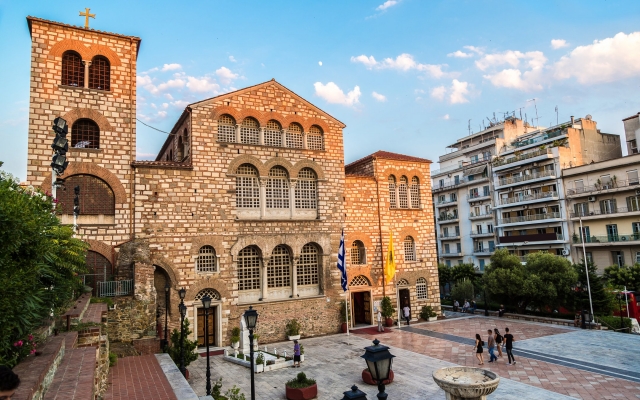 Byzantine church of Agios Dimitrios in Thessaloniki