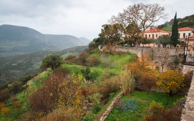 Byzantine monastery of Osios Loukas in central Greece