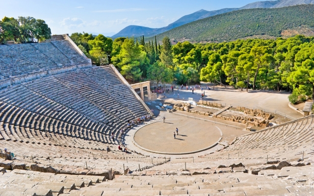The ancient theatre of Epidaurus